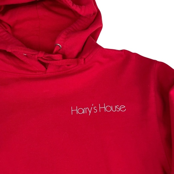 Harry Styles On Top Of The World Harry’s House Red Hoodie Sweatshirt - Picture 4 of 7